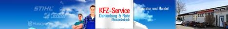 KFZ-Service, Meisterbetrieb, Forstbedarf, Gartenbedarf & Mehr.